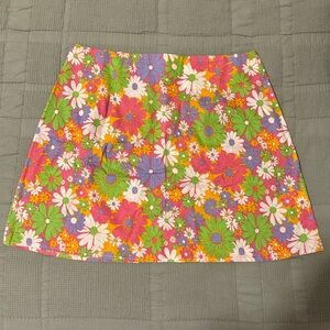 Peppermayo Floral Mini Skirt